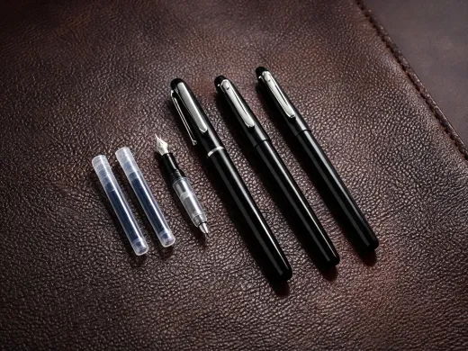Fountain pen and ink cartridge set